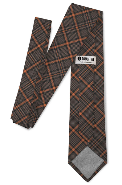 Swanson - Brown Flannel Tie: 3.25" Standard Tie - Lulu Bella Boutique