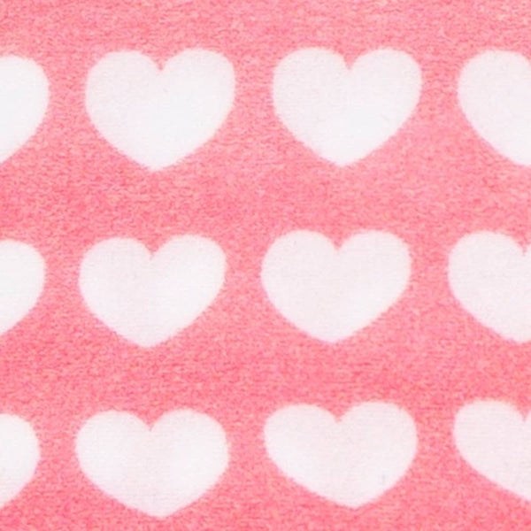 PRINTED KNOT: dreamboat (pink & white hearts) - Lulu Bella Boutique