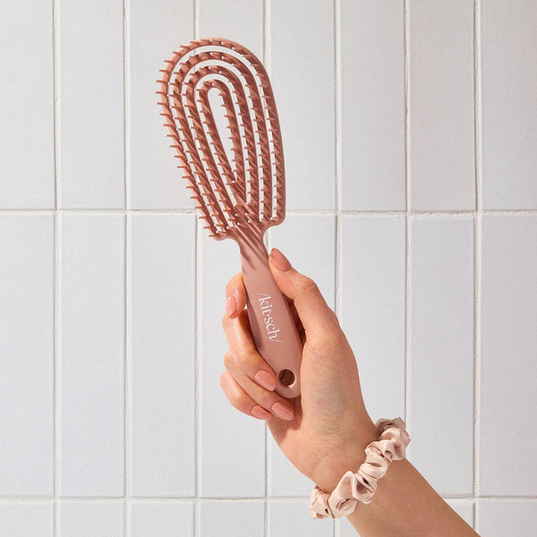 Detangling Flexi Brush - Terracotta - Lulu Bella Boutique