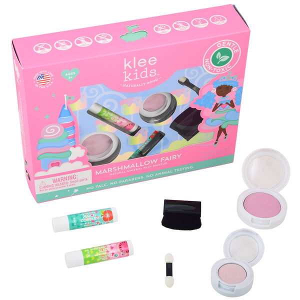 NEW! Marshmallow Fairy - Klee Kids Play Makeup 4-PC Kit: Birthday Party Fairy - Lulu Bella Boutique