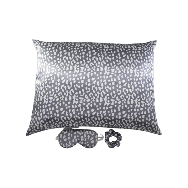 Satin Sleep Set: Tan Leopard - Lulu Bella Boutique