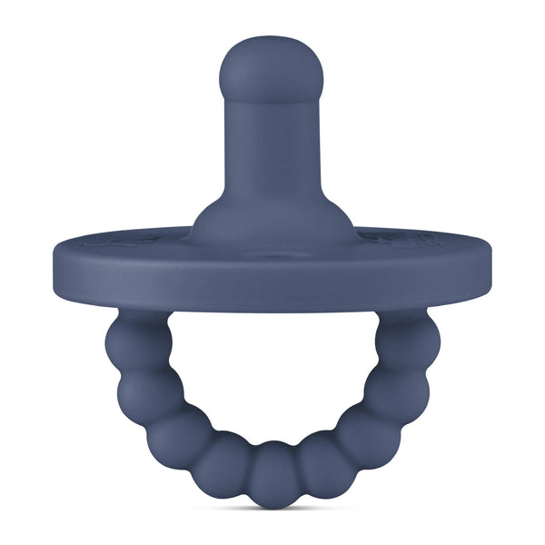 Cutie PAT Round (0-24m) Pacifier + Teether: Lavender - Lulu Bella Boutique