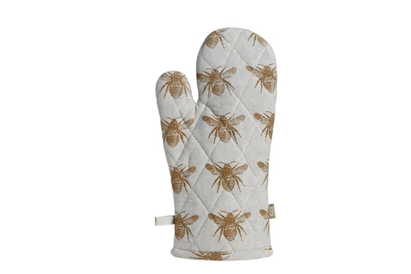 Mustard Honey Bee Oven Glove - Lulu Bella Boutique
