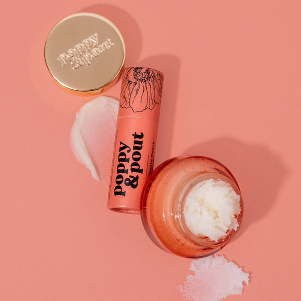 Lip Care Duo, Pomegranate Peach - Lulu Bella Boutique
