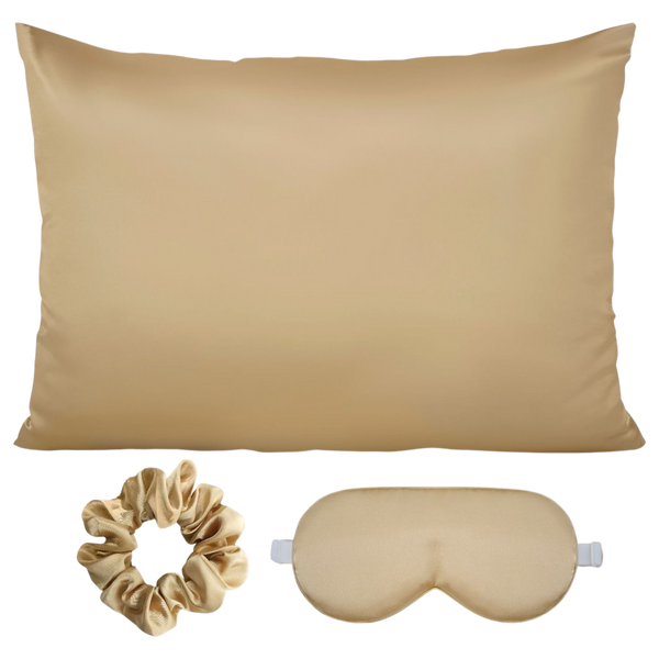 Satin Sleep Set: Tan Leopard - Lulu Bella Boutique