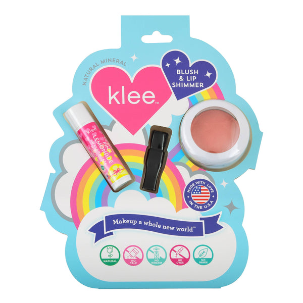 NEW! Sweet Cherry Spark - Blush and Lip Shimmer Set: Cotton Candy Whisper - Lulu Bella Boutique