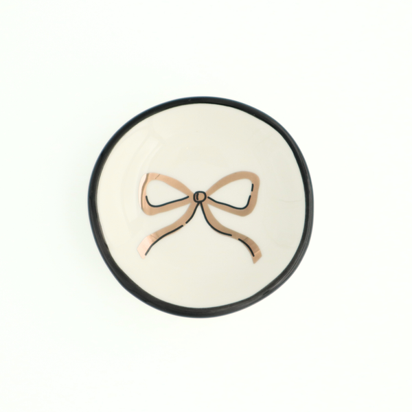 Gold Bow - Ring Dish - Lulu Bella Boutique
