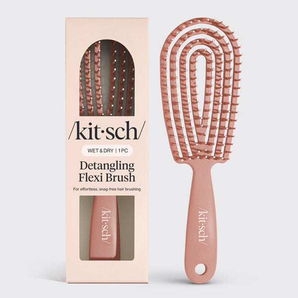 Detangling Flexi Brush - Terracotta - Lulu Bella Boutique