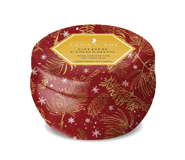 Gilded Cinnamon Candle 9oz Aqua De SOi Tin - Lulu Bella Boutique