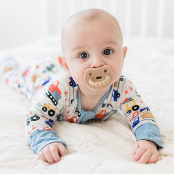 Cutie PAT Smile (0m+) Pacifier + Teether Sets: Blossom - Lulu Bella Boutique