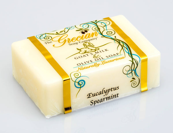 Goat's Milk & Olive Oil Handcrafted Natural Beauty Bar Soap: Eucalyptus Spearmint - Lulu Bella Boutique