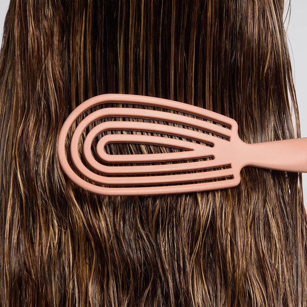 Detangling Flexi Brush - Terracotta - Lulu Bella Boutique