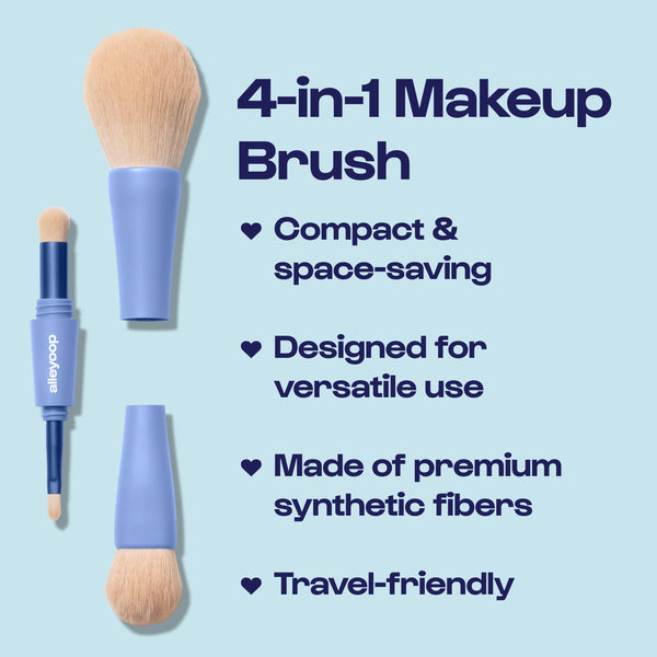 Overachiever - 4-in-1 Makeup Brush - Lulu Bella Boutique