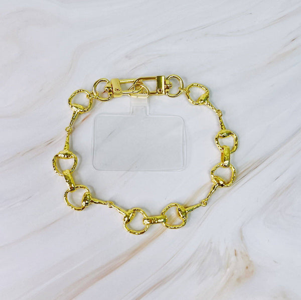 Equestrian Linked Phone Wrist Lanyard - Lulu Bella Boutique