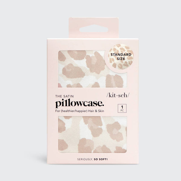 Satin Pillowcase - Leopard - Lulu Bella Boutique