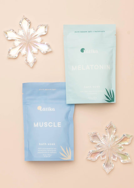 Holiday ❄️ Muscle  Epsom Bath Soak  ⚫  - Lulu Bella Boutique