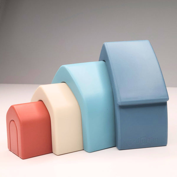 Cozy House Silicone Stacker Toy - Lulu Bella Boutique