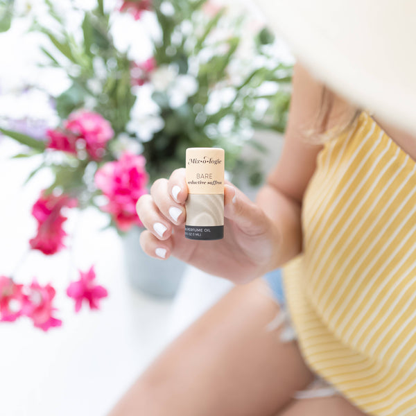 Bare (seductive saffron) Keychain Mini Rollerball (1mL) - Lulu Bella Boutique