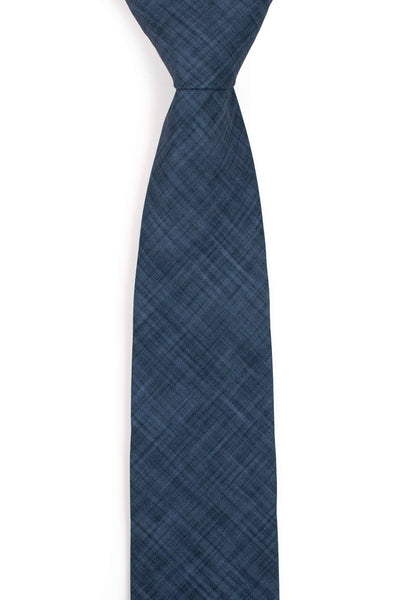 Cobalt - Dark Blue Tie: 2.5" Slim/Skinny Tie - Lulu Bella Boutique