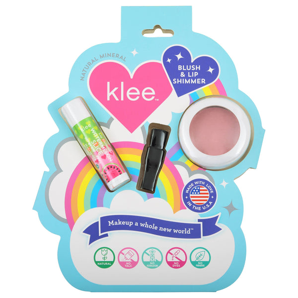 NEW! Sweet Cherry Spark - Blush and Lip Shimmer Set: Cotton Candy Whisper - Lulu Bella Boutique