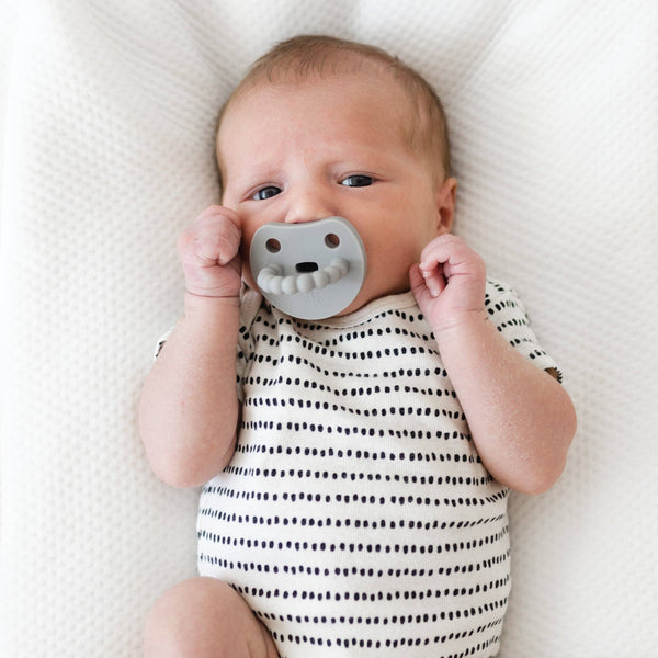 Cutie PAT Smile (0m+) Pacifier + Teether Sets: Blossom - Lulu Bella Boutique