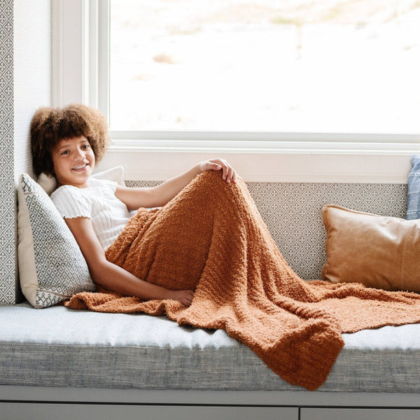 RIBBED BAMBONI® TODDLER BLANKETS: Cameo - Lulu Bella Boutique