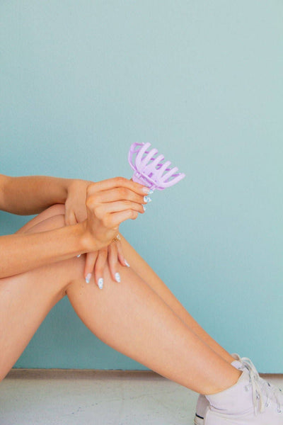 Octopus Claw Clip: Peach - Lulu Bella Boutique