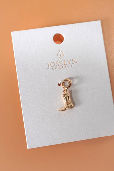 CLUSTER CHARMS - TITANIUM STEEL OR BRASS CHARMS | 40CM100: BOOTS - Lulu Bella Boutique
