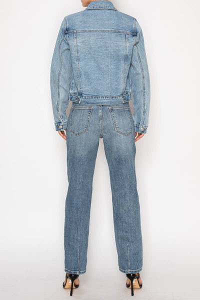 CLASSIC TRUCKER DENIM JACKET : SMALL - Lulu Bella Boutique