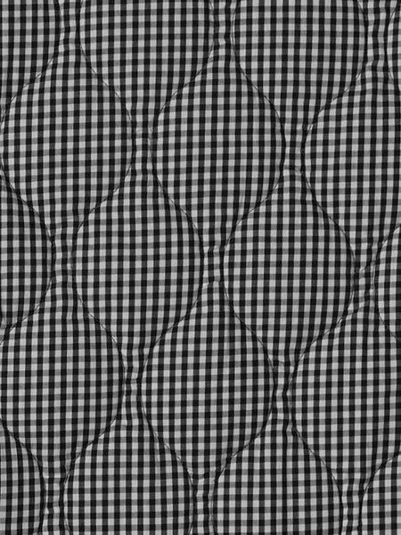 The Rochelle Jacket | Women's Quilted Gingham Jacket: Black - Lulu Bella Boutique