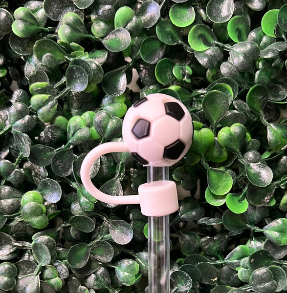 Sports Large Straw Toppers: Football - Lulu Bella Boutique