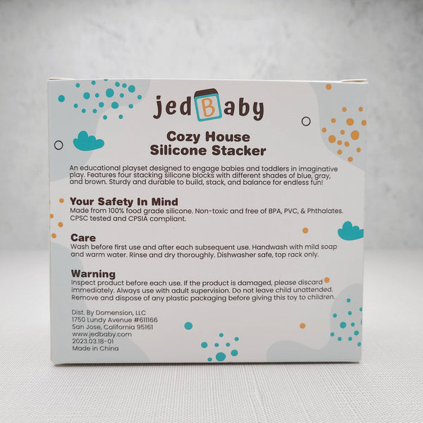 Cozy House Silicone Stacker Toy - Lulu Bella Boutique