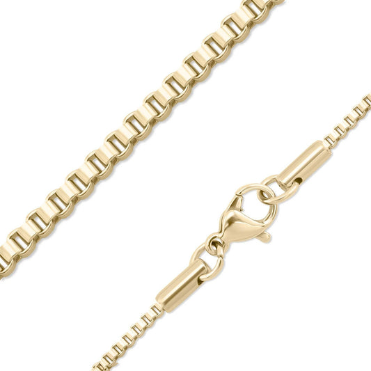 14K Gold Filled PLUS™ 1.5mm Box Chain Necklace: Gold / 18