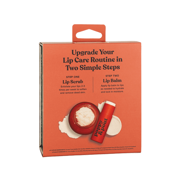 Lip Care Duo, Pomegranate Peach - Lulu Bella Boutique