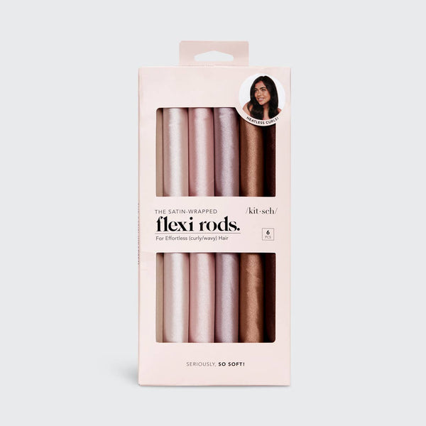 Satin Wrapped Flexi Rods - 6pc Set - Lulu Bella Boutique