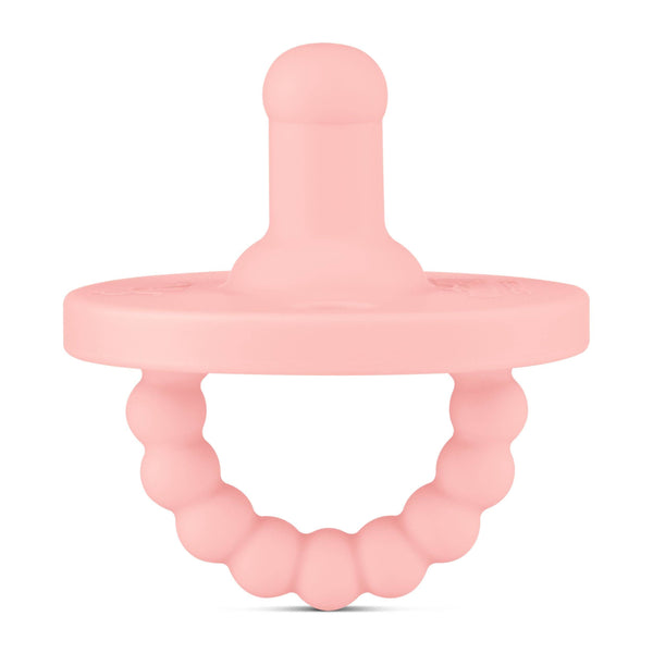 Cutie PAT Round (0-24m) Pacifier + Teether: Lavender - Lulu Bella Boutique
