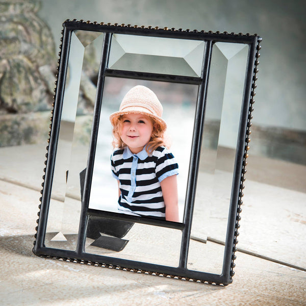 Crystal Glass Picture Frame 5x7 4x6 2.5x3.5 By J Devlin: 5x7 - Lulu Bella Boutique