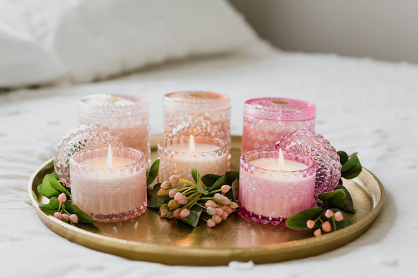 Island Blossom 8oz  Petite Shimmer Candle 8oz - Lulu Bella Boutique