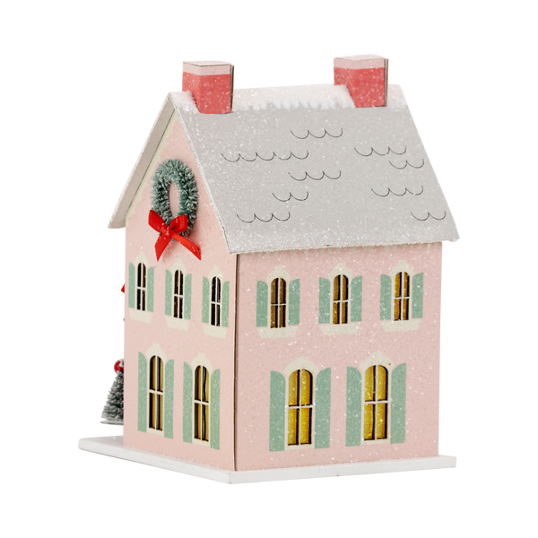 VIL1154 - Christmas Village Merry House - Lulu Bella Boutique