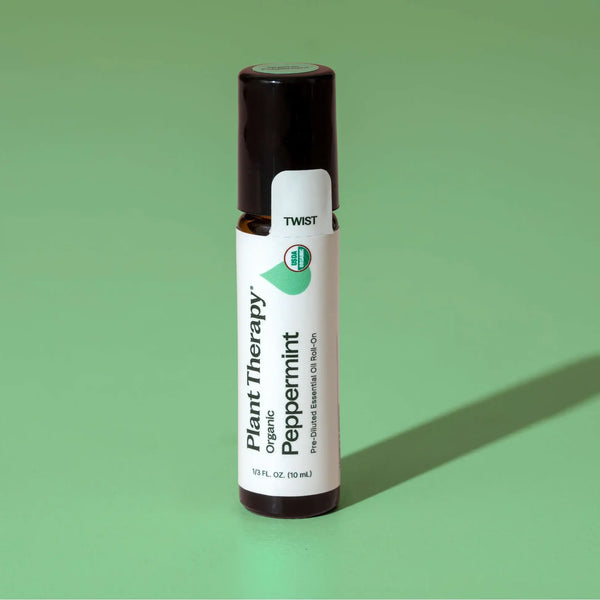 Organic Peppermint Roll On 10 mL - Lulu Bella Boutique