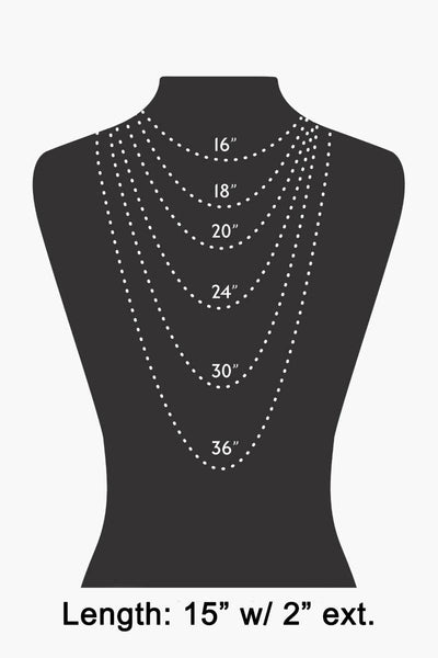 Pebble Stone Beaded Necklace: GDTQ - Lulu Bella Boutique