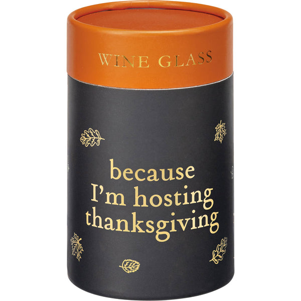 Wine Glass - Thanksgiving - Lulu Bella Boutique