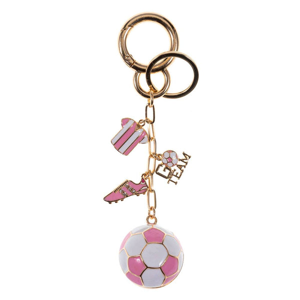 Soccer Keychain / Bag Charm - Lulu Bella Boutique
