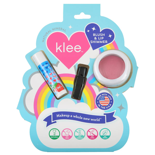 NEW! Sweet Cherry Spark - Blush and Lip Shimmer Set: Cotton Candy Whisper - Lulu Bella Boutique