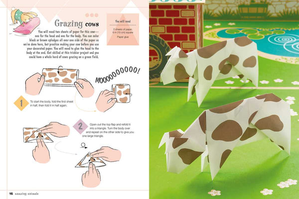 My First Origami Book by CICO Kidz: Paperback; 128 pages / English - Lulu Bella Boutique