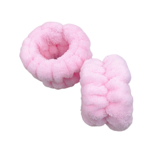 Microfiber Wristbands: Rose - Lulu Bella Boutique