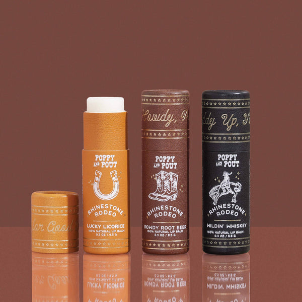 Rhinestone Rodeo Lip Balm Trio Gift Set - Lulu Bella Boutique