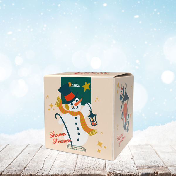 Christmas Shower Steamer Cube - Snow - Lulu Bella Boutique