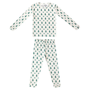 Two Piece Long Sleeve Pajama Set in Alps