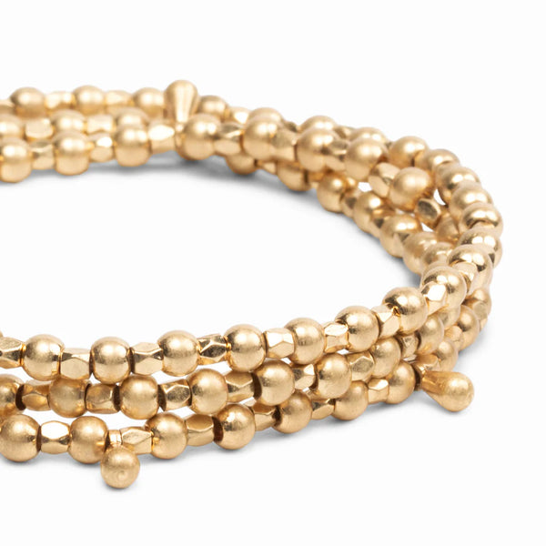 Metal Wrap Classic Teardrop Jewelry - Gold - Lulu Bella Boutique